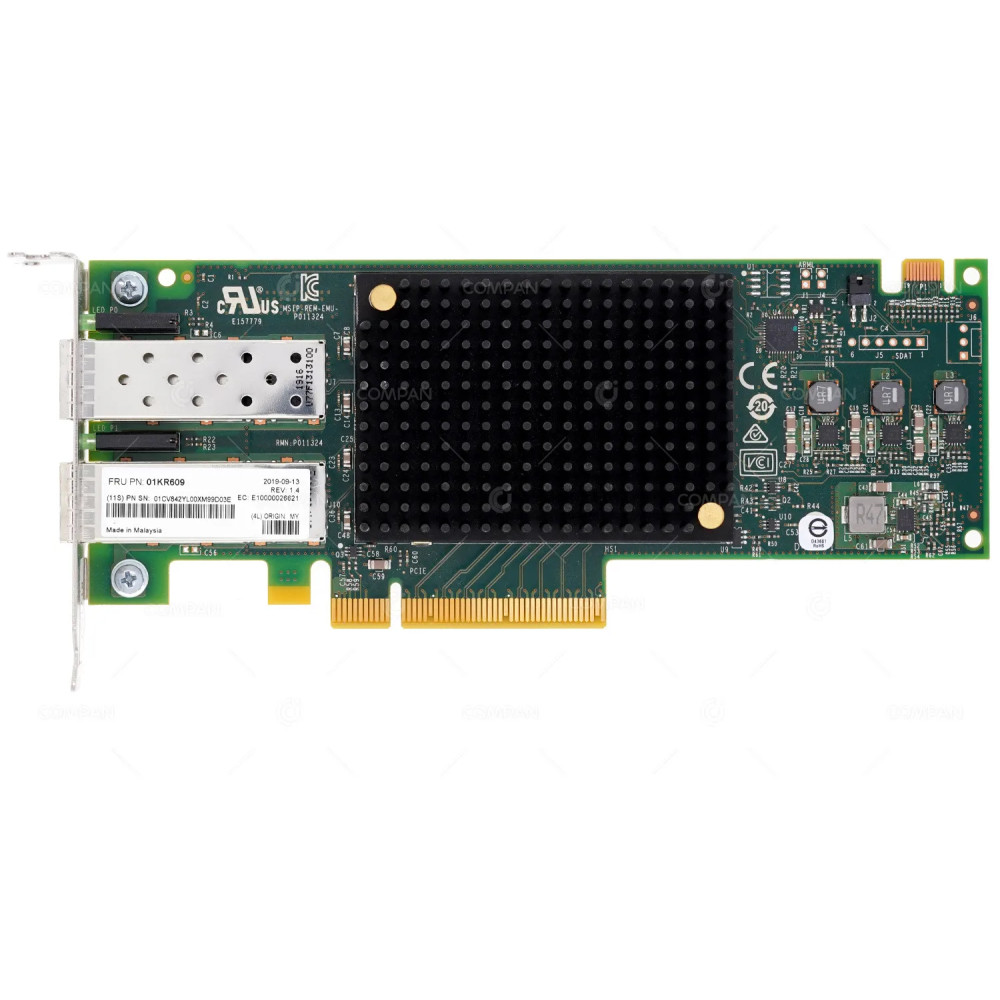 01KR609 LP  IBM EMULEX LPE31002 DUAL PORT 32GB SFP+ FC HBA LOW PROFILE